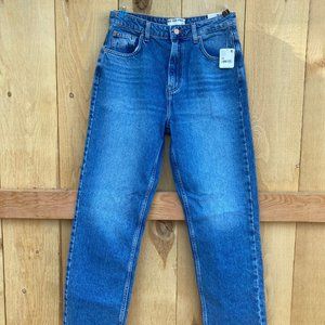 Free People High Rise Straight Leg Jeans